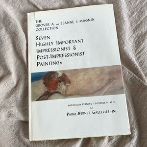 Impressionist coffee table book